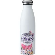 Mikasa - Tipperleyhill Botella de agua aislante de acero inoxidable para llevar, botella de hidratación de doble pared que mantiene las bebidas