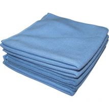 Mikrofasertuch 320g/m² 400x400mm blau 5St Karzhan 14008