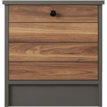 Evuhome - milano 1 Door Bedside Table