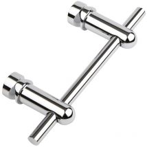 Modern Chrome Towel Rail for Aruba Vertical Radiator - 230mm - Milano