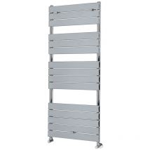 Milano Lustro Chrome Flat Panel Heated Towel Rail Radiator - 1512mm x 600mm