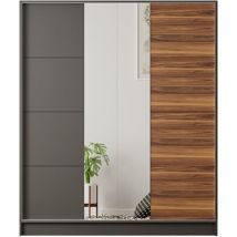 Milano Mirrored Sliding Door Wardrobe