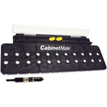 Cabinet Mate - Dima di foratura per perni di scaffale - Consente di praticare 11 fori distanziati a 32 mm - MILESCRAFT