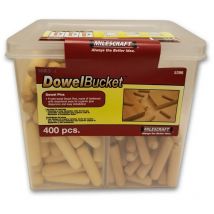 Boîte de Tourillons - 400 pcs, 3 tailles - Milescraft