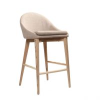 Design-Hochstuhl Holz Polyester Beige shana