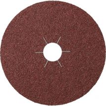 Klingspor CS 561 Fibre Discs, 125x22mm, Grit 120 Star Hole (Pack of 25)