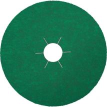 Klingspor FS966 Fibre Discs Ceramic 125x22mm, 36 Grit, Star Hole (Pack of 25)