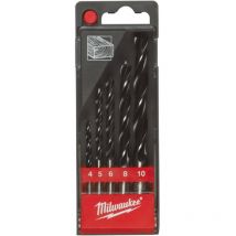4932352465 5 Piece Brad Point Drill Bit Set - Milwaukee