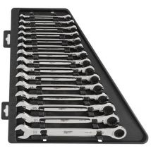 Milwaukee Ratcheting Metric Combination Spanner (SET-15)