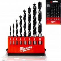 Milwaukee - Forets à bois Cassette 8 pcs.