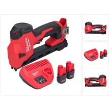 Milwaukee - M12 BCST-252 Akku Tacker 12 v 19 x 25,4 mm + 2x Akku 2,5 Ah + Ladegerät