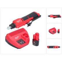 Milwaukee M12 FTB-201 Akku Reifenaufrauer 12 V 7/16" Hex Brushless + 1x Akku 2,0 Ah + Ladegerät