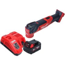 Milwaukee M18 FMT-501 Outil multifonctions sans fil 18 V Brushless + 1x batterie 5,0 Ah + chargeur
