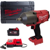 Milwaukee - M18ONEFHIWF12-501X Clé à choc 18V Li-Ion ( 1x5.0 Ah batterie + chargeur) + dans hd Box