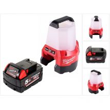 Milwaukee M18 TAL-501 Éclairage de chantier compact sans fil 18 V+ 1x Batterie 5,0Ah - sans chargeur