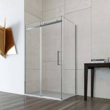 Marinelligroup - Box doccia 70X140 cabina angolare scorrevole cristallo trasparente anticalcare 8mm Mimosa