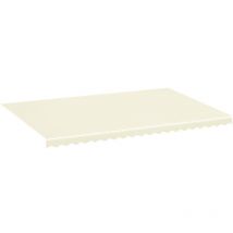 Tissu de remplacement pour auvent Crème 5x3,5 m