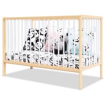 MINEA Lit bébé évolutif MATHIS 60x120 cm (matelas non inclus)