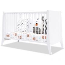 Lit bébé évolutif timeo 60x120 cm (matelas non inclus) - Minea
