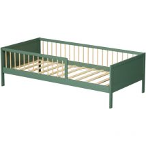 Minea - Lit avec barrière pepito 90x190 cm (matelas non inclus)
