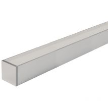 Mengual - Profil Superposé Mini10 Chrome Mat 2Mts - mini 10 sup - Profil led Superposé jusqu'à 15W