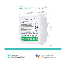 Mini ac/dc wifi drucktastenschalter modul - as-sbmdr