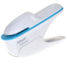 Mini agrafeuse à papier, sans pince, blanche, Ensoleillé