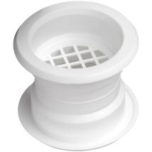 Airroxy - 4x blanc couleur collier cercle Mini évent grille ventilation porte couvercle