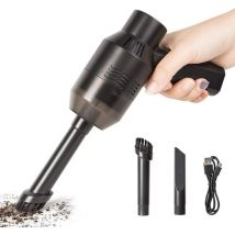 ZVD - Mini-Akku-Handstaubsauger, wiederaufladbar über usb – für Computer, Zuhause, Haustiere und Auto