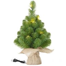Albero di Natale led edm - 30 cm - 72186 - Vert