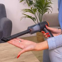 Mini aspirador y soplador inalámbrico recargable 2 en 1 con accesorios