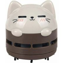 Gabrielle - Mini aspirateur de bureau, mini aspirateur à miettes, sans fil, rechargeable par usb, silencieux et économe en énergie.