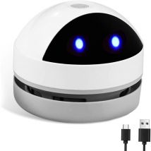 Jalleria - Mini Aspirateur de Table, Petit Aspirateur à Main usb Rechargeable, Aspirateur à sans Fil de Bureau Haute Puissance d'Aspiration pour