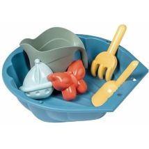 Mini Bacca di Sabbia Riciclata – A2500205 – Gioco per Bambini in Plastica Riciclata – Accessori Inclusi: Secchiello, Paletta, Rastrello