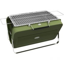 Outsunny - Mini barbecue à charbon portable pliable dim. 47L x 30l x 28H cm vert