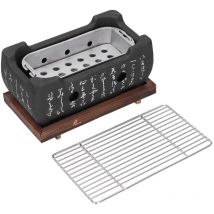Prenfle - Jeffergarden Barbecue japonais Grill Mini ménage en alliage d'aluminium Charcoal Barbecue Poêle Four Accessoires