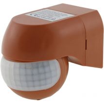 Chilitec - außen Bewegungsmelder IP44 mini CBM-Slim ziegelrot 180 Grad schwenkbar