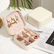 Mini boîte à bijoux de voyage, petit organisateur de bijoux de voyage, boîte à bijoux portable, mini organisateur de voyage, présentoir