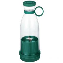 Mediawave Store - Mini bouteille de smoothie rechargeable portable pour mélangeur de jus portable Couleur: Vert