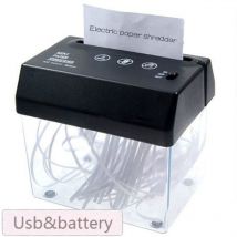 Mini broyeur créatif de bureau usb électrique A6 broyeur haute sécurité broyeur à coupe croisée broyeur mobile petit broyeur silencieux facile à