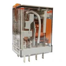 Finder - Relé de toma de corriente del buscador 2 interruptores 10A 12VDC 553290120094