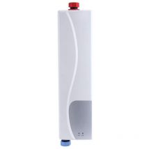 Sjlerst - Mini calentador de agua eléctrico sin tanque, calentador de agua eléctrico instantáneo de 220 v sin válvula de alivio de presión calentador