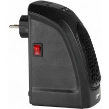 Mini-chauffage mural enfichable 400W Noir Thinia Home