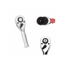 Mini Chiave A Cricchetto Reversibile Attacco 1/2" Lunga 130mm Cr-v Art.07370