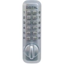 Unitecnic Serie 4000 Mechanisches Codeschloss Aluminium Grau