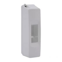 Mini coffret électrique modulaire 1 module 150x40x65mm - avec rail din, montage en surface