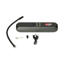 KS Tools - Mini compresseur rechargeable - compresseur à air portatif - gonfleur pneus voiture sans fil - gonfleur ballon - pompe a velo - 165.0815F