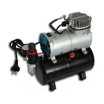 OX - mini compressore aerografo silenziato 3lt - nail art con serbatoio compressorino