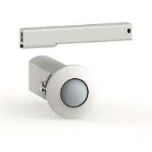 Mini détecteur de mouvement pir 360o encastrable au plafond (2000W 1000lm 230V) IP40 3,8x8,5x8cm couleur blanc