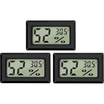 Fei Yu - Mini-Digital-LCD-Thermometer, Hygrometer, Temperatur, Luftfeuchtigkeit -50–70 , 10–99 % relative Luftfeuchtigkeit, tragbares